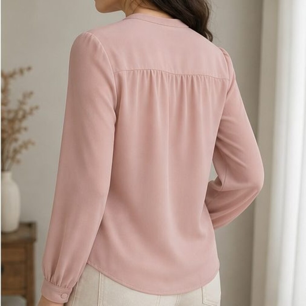 Blush Puff Sleeve Top - Picture 3 of 6